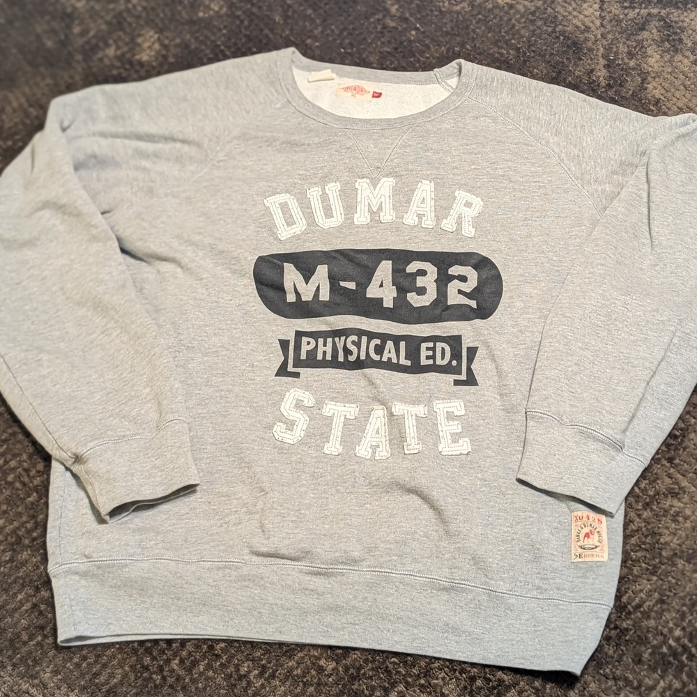 Hawke & Dumar Gray Men's Crewneck Sweatshirt Size XXXL